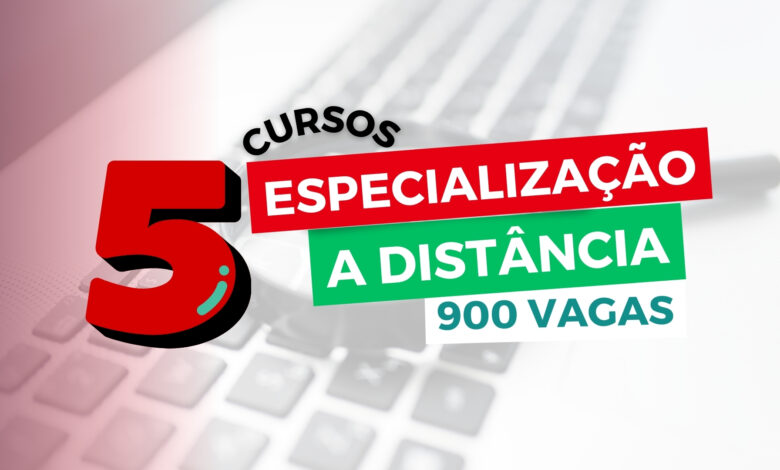 A Universidade Estadual do Ceará - UECE anuncia inscrições para 5 Cursos de Especialização Gratuitos na área de Gestão Pública da UAB.