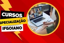Instituto Federal Goiano - IFGOIANO abre inscrições para Cursos de Especialização e Pós-Graduação Gratuita na área da Educação em 2024.