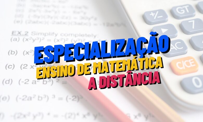 A Universidade Federal de Rondonópolis - UFR abre inscrições para 150 vagas no curso de Especialização em Ensino de Matemática EAD