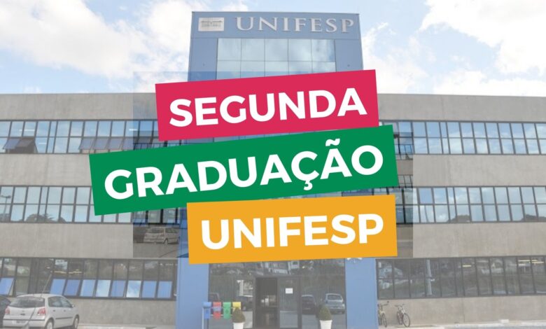 A Universidade Federal de São Pauçlo - UNIFESP abre inscrições para mais de 400 vagas em Segunda Graduação em Cursos GRATUITOS.
