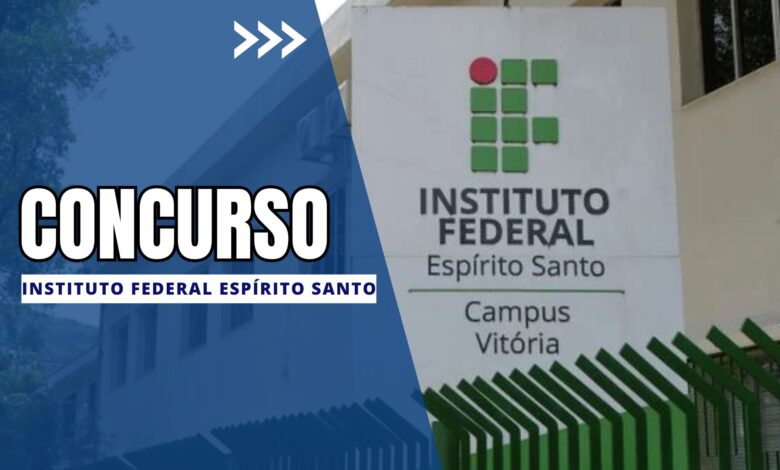 O Instituto Federal do Espírito Santo - IFES anuncia inscrições para Concurso Público de Professor do Ensino Básico, Técnico e Tecnológico.