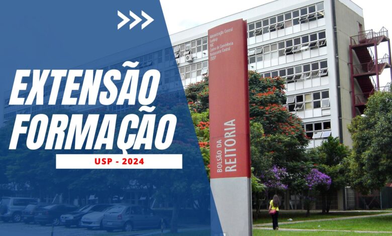 A Universidade de São Paulo - USP abre inscrições para 8 Cursos de Extensão Gratuitos em Junho de 2024; 1.500 vagas inéditas em 2024.