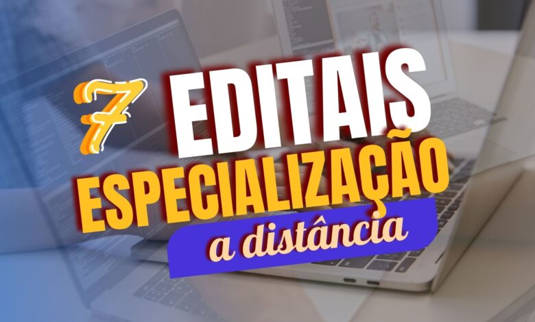 Confira 7 Editais de Especialização e Pós-graduação EAD abertos em junho de 2024 na área da Educação em instituições no Brasil.