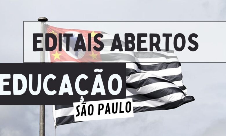 Confira 4 Editais abertos na área da Educação para Professores, Diretor de Escola, Técnicos, entre outros no mês de Junho e Julho.