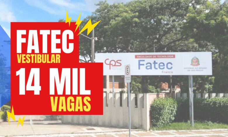 As FATECs recebe inscrições até amanhã para mais de 14 mil vagas para cursos de Graduação EAD Gratuitos oferecidos em todo o Estado