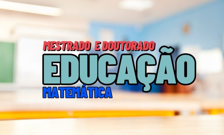 A Universidade Estadual Paulista - UNESP abre inscrições para Mestrado e Doutorado em Educação Matemática para o ano de 2025.
