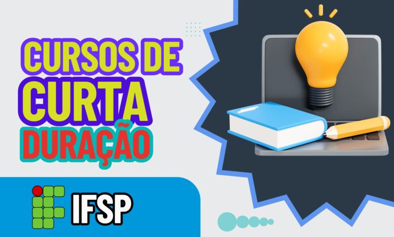 Aproveite a oportunidade! O IFSP está com inscrições abertas para 7 cursos de curta duração totalmente EAD. Inscreva-se agora!