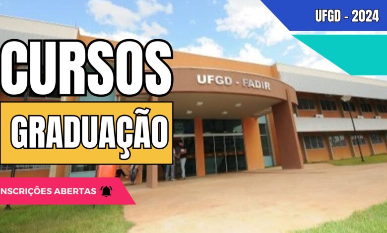 Universidade Federal da Grande Dourados - UFGD abre inscrições para 1.500 vagas em cursos de Graduação Presencial e EAD; Confira!