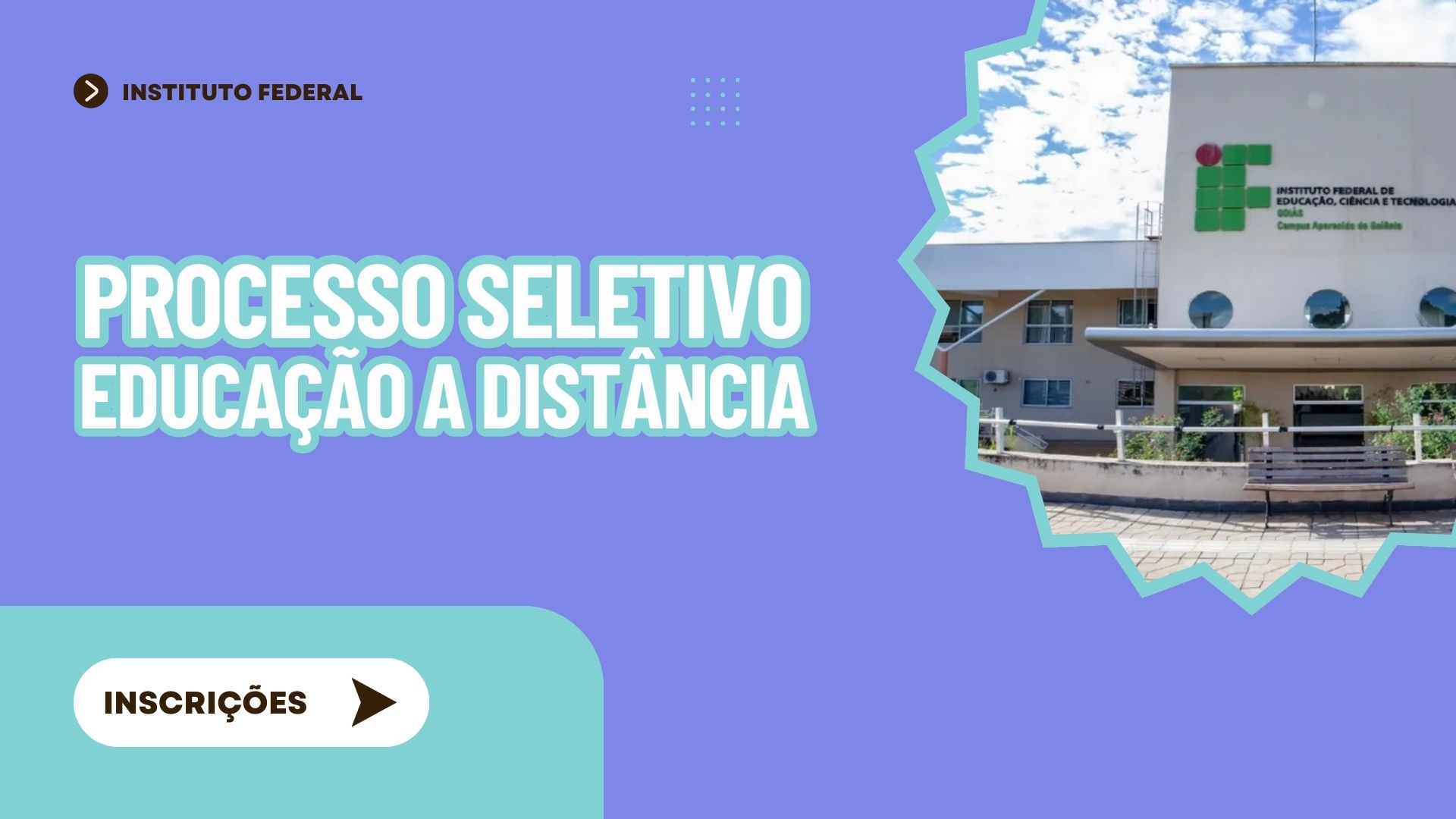 IFG abre inscrições para professores e tutores EAD com carga de até 15 horas semanais. Não perca essa oportunidade e receba por isso!