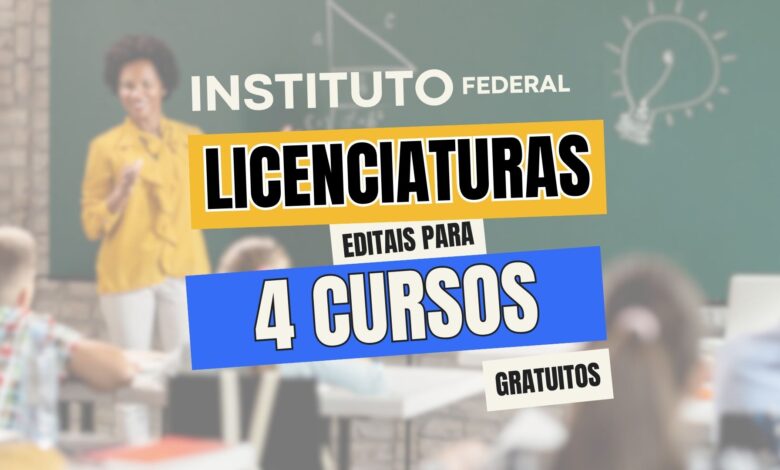 A Universidade Federal do Piauí - UFPI recebe até HOJE as inscrições 4 Licenciaturas de Formação de Professores com 560 vagas em 2024