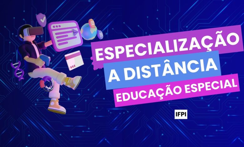 O IFPI abre inscrições para Especialização Atendimento Educacional Especializado com inscrições até amanhã, dia 22 de julho.