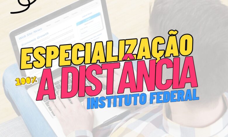 O Instituto Federal do Norte de Minas - IFNMG abriu as inscrições para 2 Cursos de Especialização 100% EAD com 500 vagas para 2024.