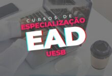 A Universidade do Estado do Sudoeste da Bahia - UESB recebe inscrições para 2 Cursos de Especialização EAD até 10 de julho.
