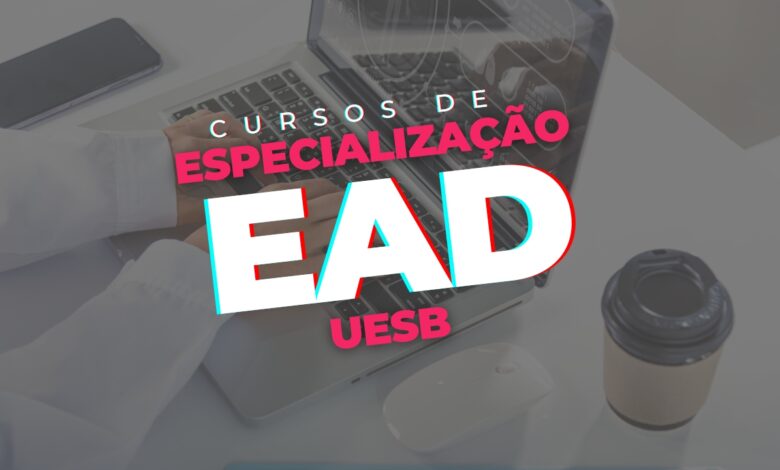 A Universidade do Estado do Sudoeste da Bahia - UESB recebe inscrições para 2 Cursos de Especialização EAD até 10 de julho.