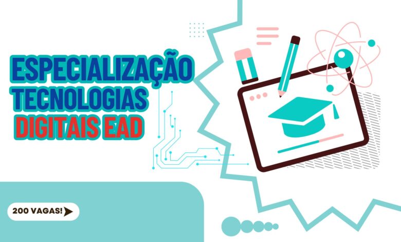 Não perca a oportunidade de se especializar em Tecnologias Digitais para o Ensino Básico! UFAM abre 200 vagas para Especialização EAD!