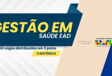 A Universidade Federal do Recôncavo da Bahia - UFRB abre inscrições para Especialização em Gestão em Saúde EAD com 150 vagas para 2024.