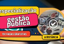 Unitins abre inscrições para Especialização em Gestão Pública EAD com 150 vagas distribuídas em 6 polos. Confira e inscreva-se gratuitamente
