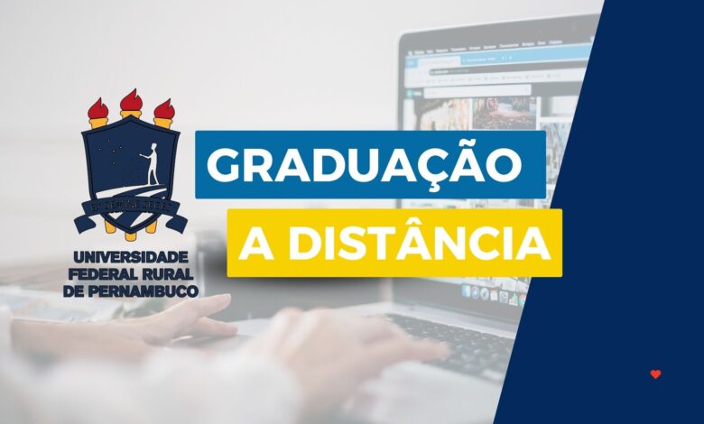 A Universidade Federal Rural de Pernambuco - UFRPE REABRE as inscrições para 8 Cursos de Graduação EAD até 7 de julho. Confira!