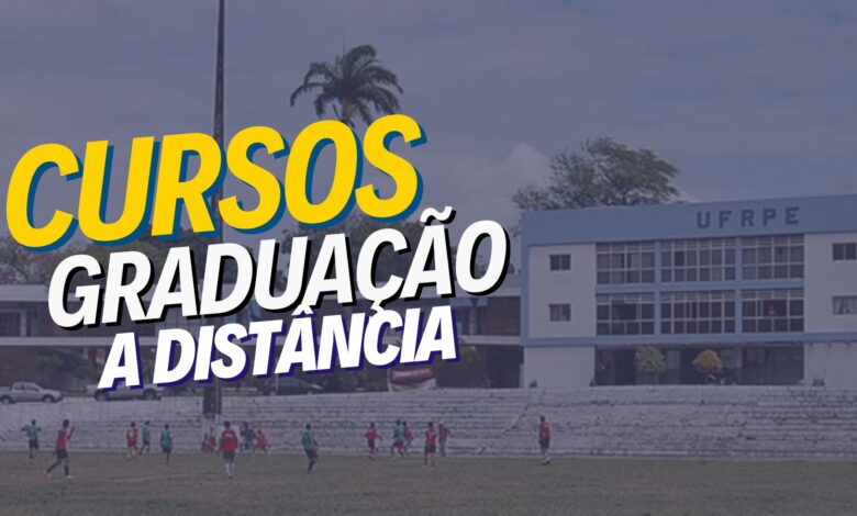 A Universidade Federal Rural de Pernambuco - UFRPE está com inscrições abertas para 8 Cursos de Graduação EAD até hoje.