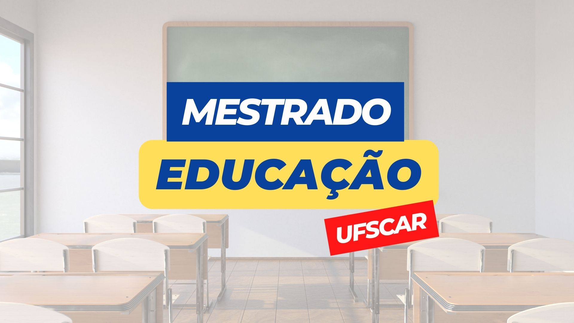 A Universidade Federal de São Carlos - UFSCAR abre inscrições para Mestrado e Doutorado em Educação com vagas 2025. Confira aqui!