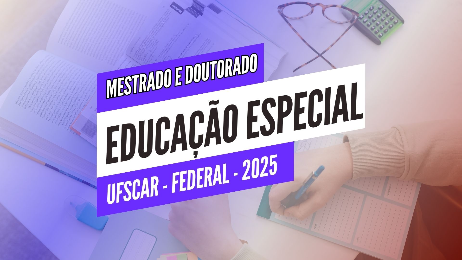 Universidade Federal de São Carlos - UFSCar abre inscrições para Mestrado e Doutorado em Educação Especial com 50 vagas para 2025