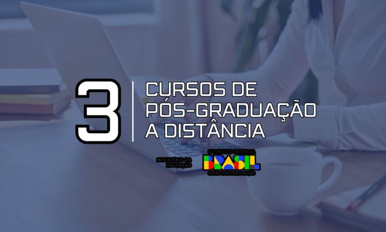 Ministério da Educação - MEC e UFJF publicam 3 Editais para Pós-Graduação e Aperfeiçoamento EAD na Educação com 1.500 vagas GRATUITAS!