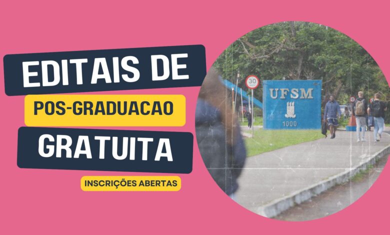 A Universidade Federal de Santa Maria - UFSM está com inscrições abertas para mais de 1000 vagas em cursos de Pós-Graduação em 2024.