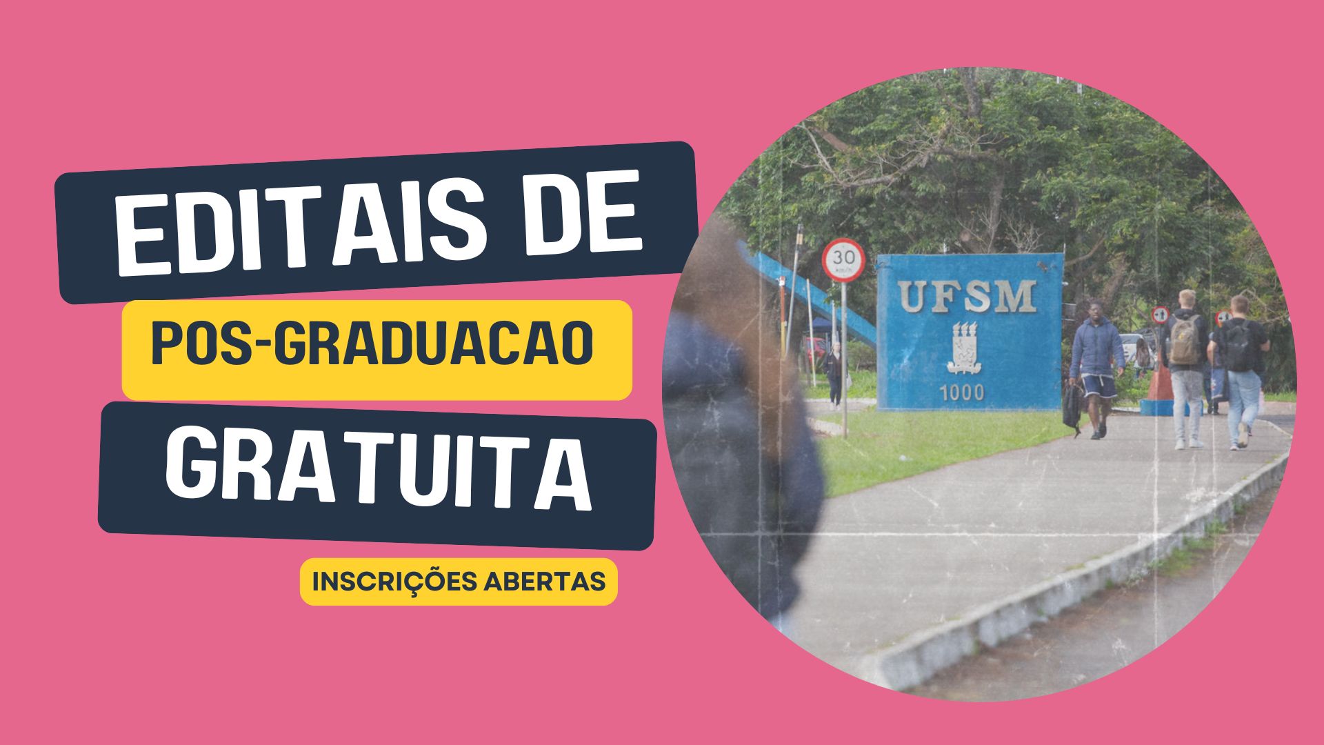 A Universidade Federal de Santa Maria - UFSM está com inscrições abertas para mais de 1000 vagas em cursos de Pós-Graduação em 2024.