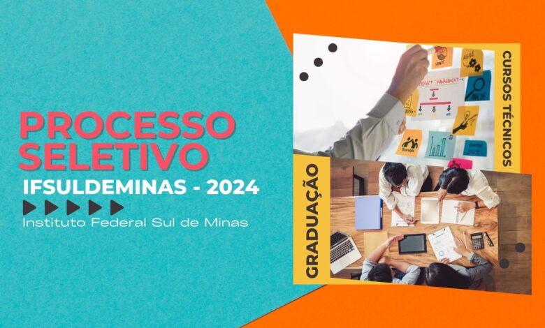 O Instituto Federal do Sul de Minas Gerais - IFSULDEMINAS abre inscrições para 290 vagas em cursos técnicos e superiores em 2024.