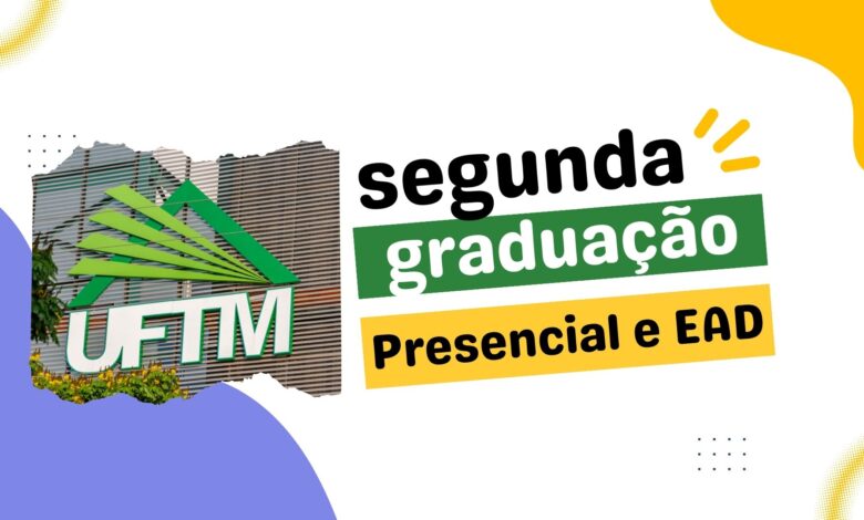 A Universidade Federal do Triângulo Mineiro - UFTM abre inscrições para Segunda Graduação em Cursos Presenciais e EAD; + de 300 vagas.