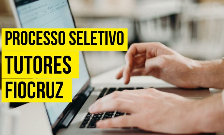 Fundação Oswaldo Cruz - Fiocruz abre inscrições para Tutor-Docente para Curso de Especialização EAD Gratuito na Educação.