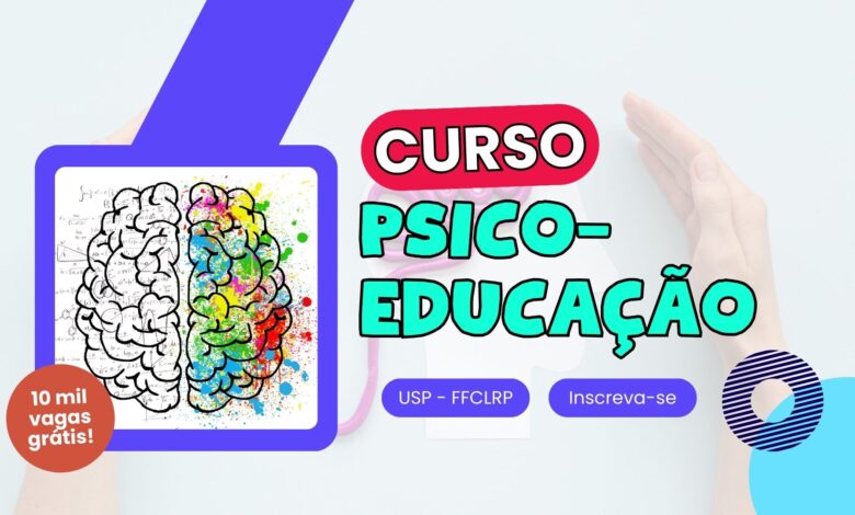 Universidade de São Paulo - USP recebe inscrições até 19 de agosto para curso de Psicoeducação com incríveis 10 mil vagas!
