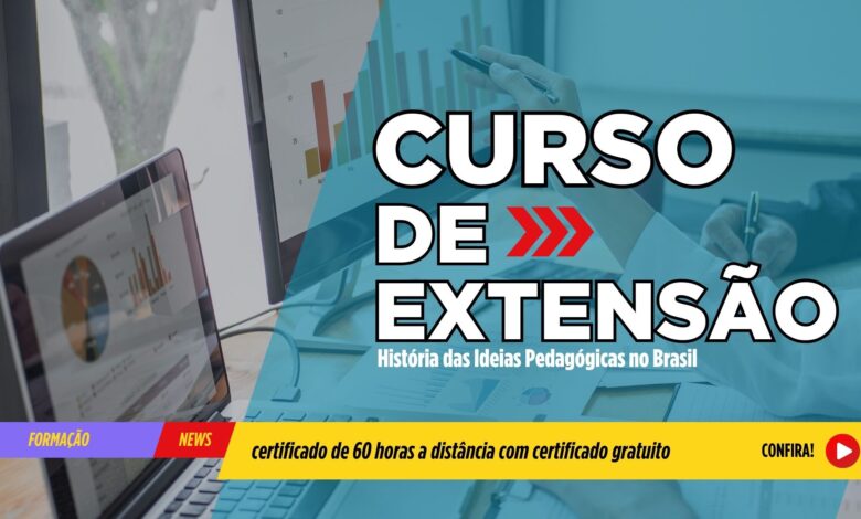 Universidade Federal - UFOPA abre inscrições para Curso de Extensão em História das Ideias Pedagógicas no Brasil com 60 horas EAD!