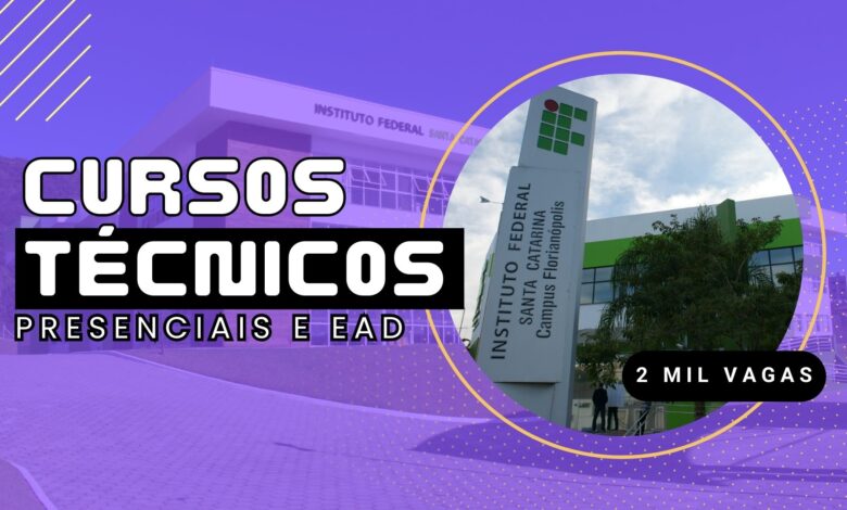Instituto Federal oferece 2.000 vagas em cursos técnicos com inscrições por sorteio. Garanta sua chance de estudar e impulsionar sua carreira!