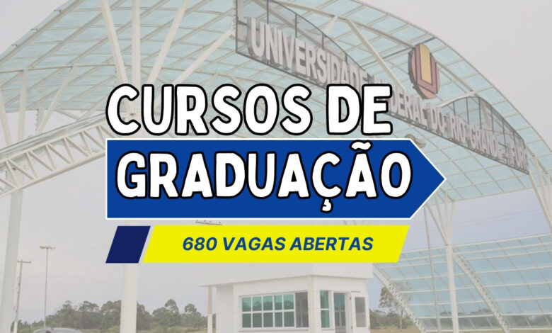 FURG REABRE as inscrições para 680 vagas em cursos de Graduação EAD Gratuitos para 2025! São diversas opções para você escolher!