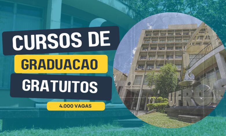 UFRGS abre 4.000 vagas para 93 cursos de Graduação GRATUITOS em 2025. Inscreva-se agora e garanta sua oportunidade!