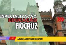 FIOCRUZ Reabre as inscrições para Especialização EAD em Tecnologias Educacionais com 240 vagas em 5 Estados! Confira detalhes!