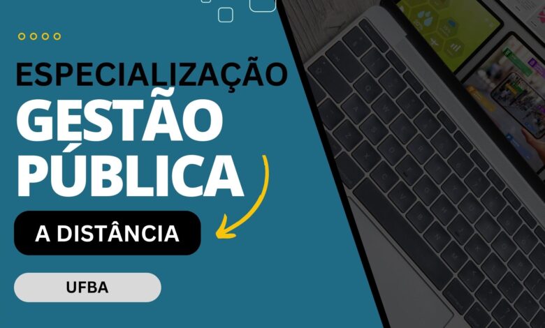 Garanta sua vaga na Especialização em Gestão Pública EAD da UFBA. Inscrições abertas até em 3 dias. Não perca essa oportunidade!