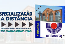 UNIOESTE lança 2 Editais para Especialização EAD na Educação, oferecendo flexibilidade e qualidade para aprimorar sua carreira. Inscreva-se!