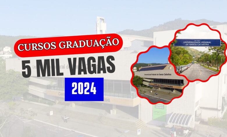 UFSC oferece 5 mil vagas gratuitas para Graduação! Inscreva-se para transferência ou portador de diploma e amplie suas oportunidades!