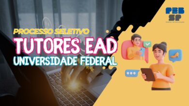 Universidade Federal abre processo seletivo para contratar Tutores EAD de Curso a Distância Gratuito em parceria com o MEC! Trabalhe na EAD!