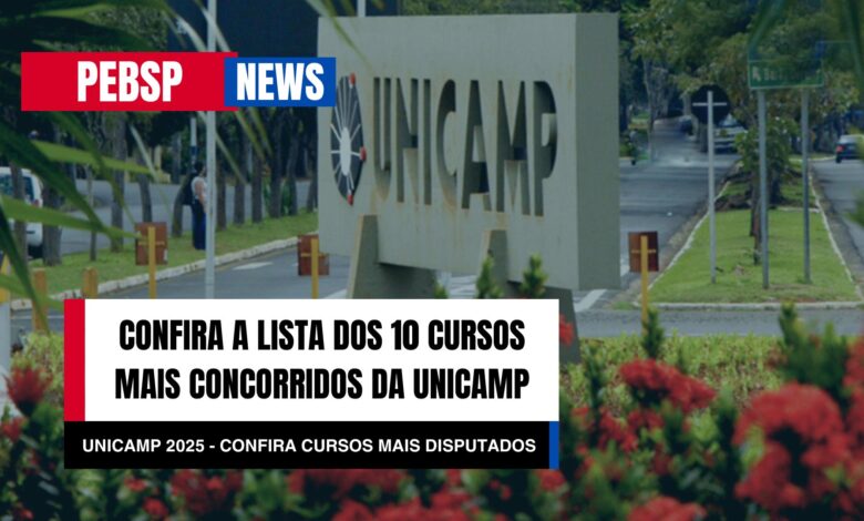 Conheça a concorrência dos 10 cursos mais disputados da Unicamp 2025! Medicina lidera, mas Tecnologia e Humanas também estão concorridas.