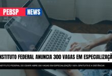 Você está pronto para o futuro da educação? Especialização EAD em Docência no IFCE - abre 300 vagas GRÁTIS. Inscreva-se e faça a diferença!
