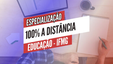Instituto Federal - IFMG abre inscrições para Especialização 100% EAD em Educação para candidatos de todo o Brasil! Inscreva-se AGORA!