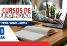 Instituto Federal de Goiás = IFG abre inscrições para 2 Cursos de Especialização Gratuitos com inscrições até o dia 6 de setembro! Confira