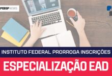 Instituto Federal - IFTM prorroga as inscrições para 300 vagas no curso de Especialização em Docência na Educação Profissional EAD. Confira!
