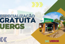 UERGS prorroga as inscrições para 3 Cursos de Especialização Gratuitos oferecidos no ano de 2024 até 13 de setembro de 2024! Confira!