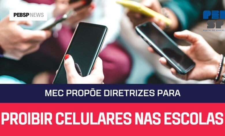 MEC propõe diretrizes para proibir celulares nas escolas brasileiras, visando melhorar o aprendizado e a concentração dos estudantes.