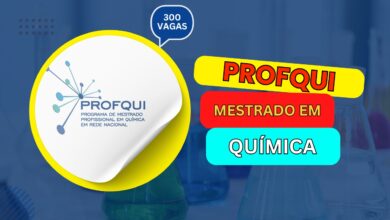PROFQUI: Mestrado Profissional do MEC abre inscrições para quase 300 vagas em instituições em todo o Brasil para Mestrado em Química em 2025.