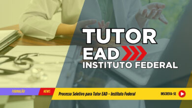 O IFRJ recruta 20 Tutores EAD para curso gratuito de Formação Inicial e Continuada. Inscreva-se até 21/09 e inicie sua carreira na EAD!